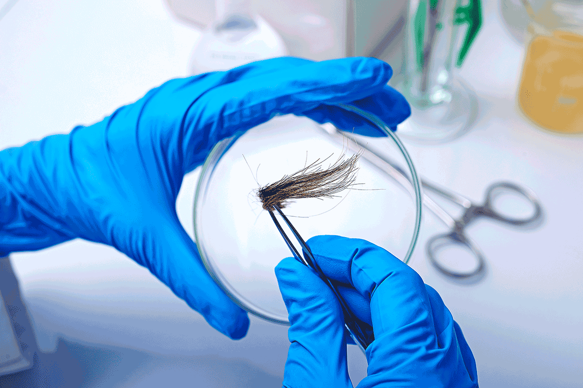 Analyse des cheveux : un échantillon K-Tip de 20 personnes testées avec des résultats inquiétants